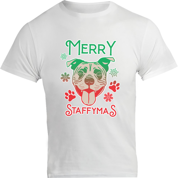 Merry Staffymas - Unisex Tee