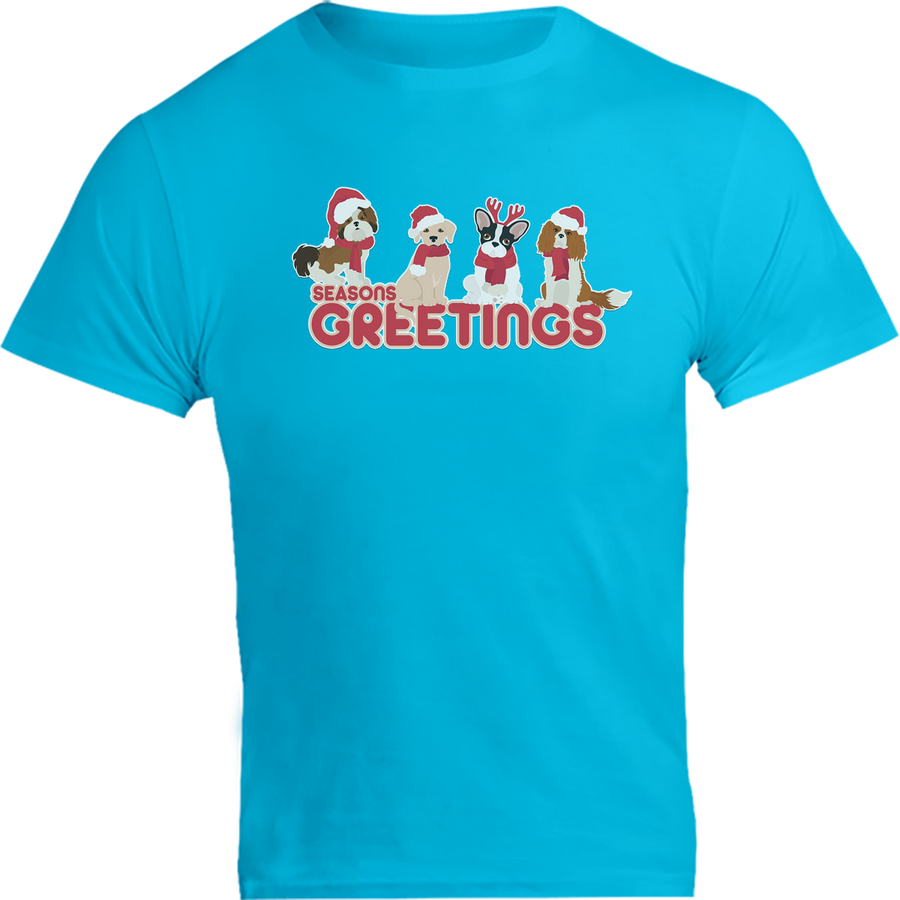 Season's Greetings Dogs - Unisex Tee