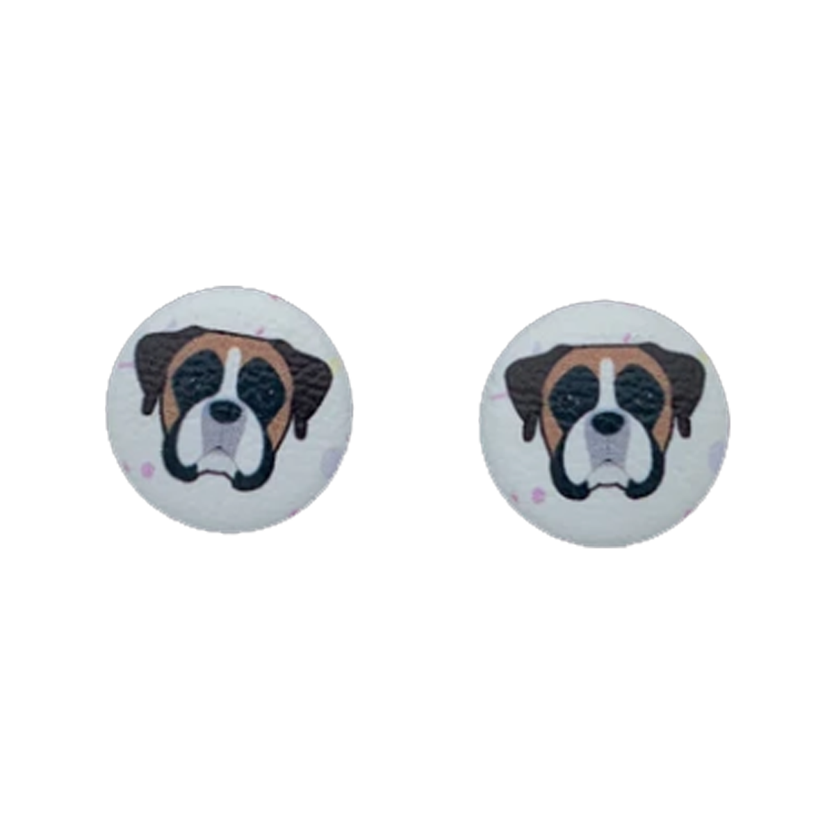 Boxer dog cheap earrings