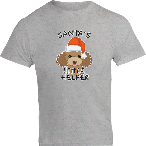 Santa's Little Helper Poodle - Unisex Tee - Plus Size