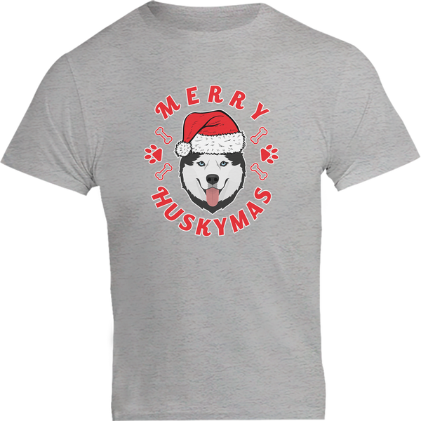 Merry Huskymas - Unisex Tee - Plus Size