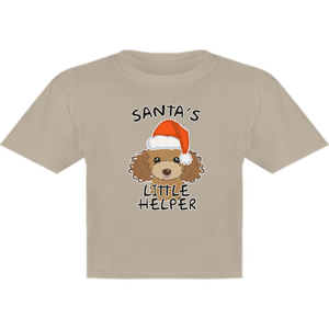 Santa's Little Helper Poodle - Youth & Infant Tee