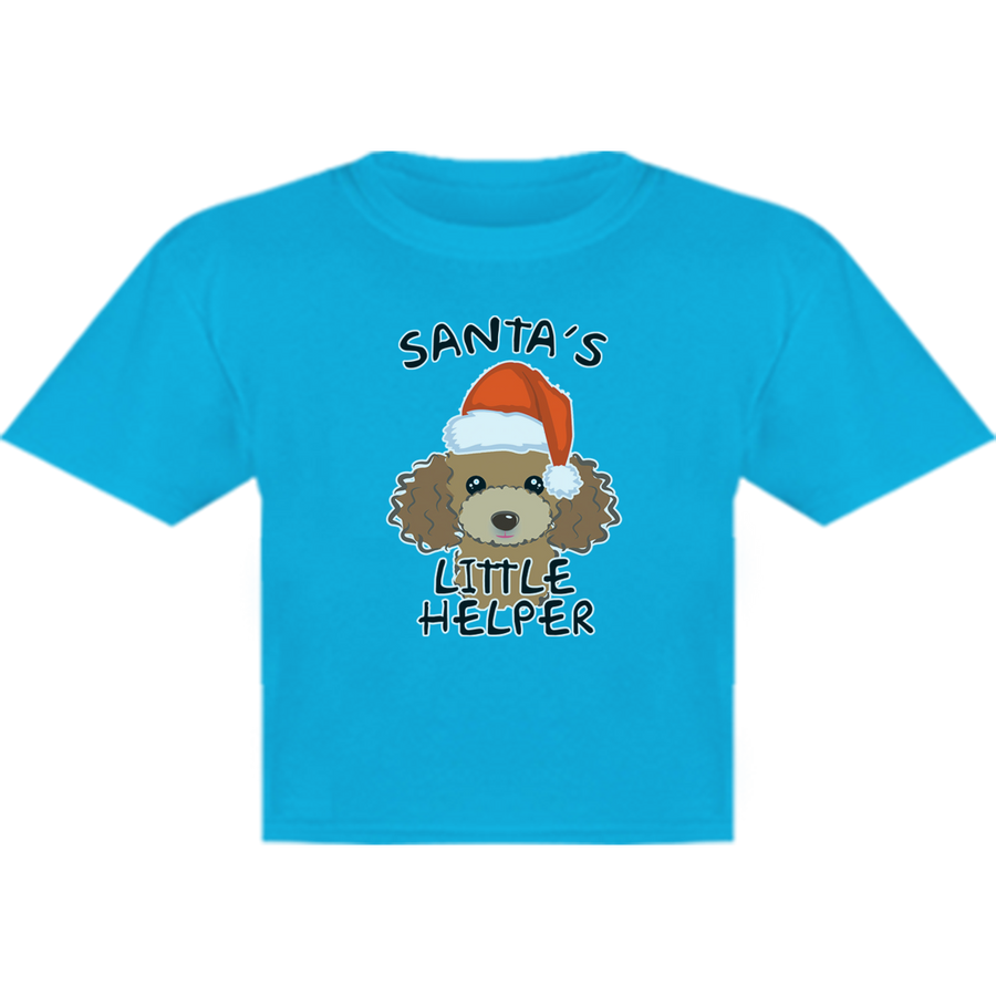 Santa's Little Helper Poodle - Youth & Infant Tee