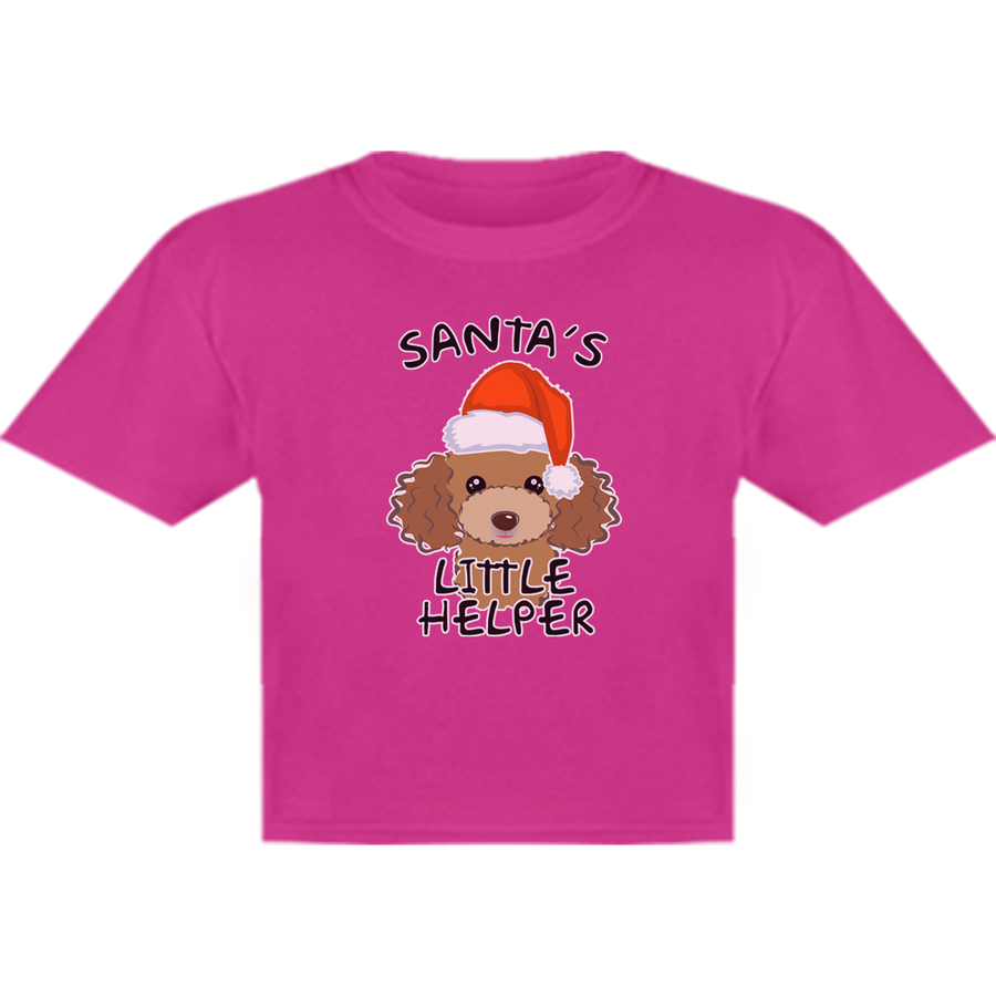 Santa's Little Helper Poodle - Youth & Infant Tee