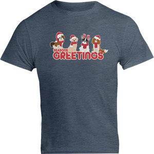 Season's Greetings Dogs - Unisex Tee