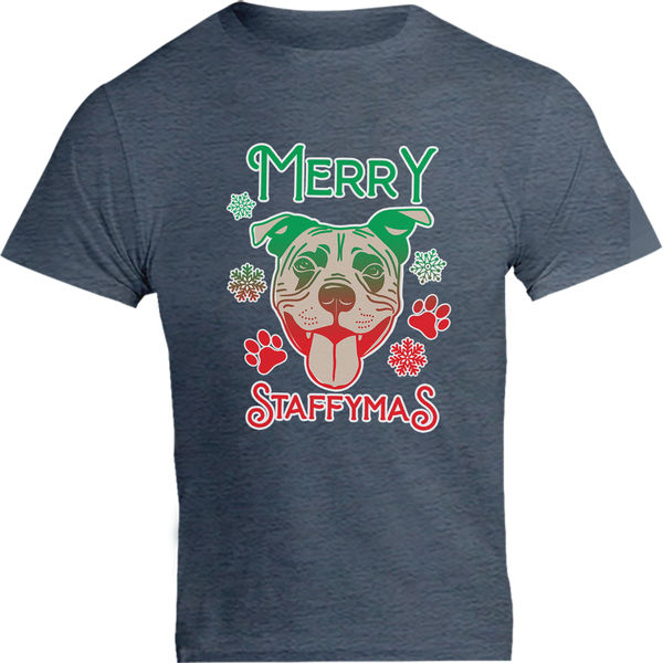 Merry Staffymas - Unisex Tee