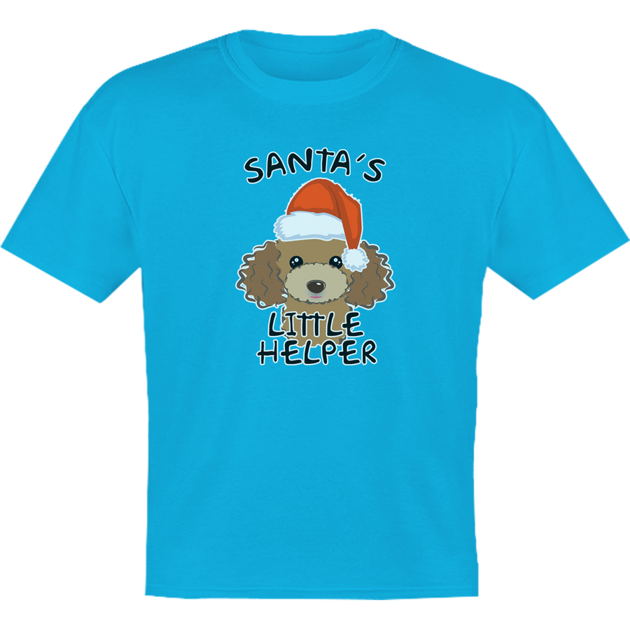 Santa's Little Helper Poodle - Youth & Infant Tee