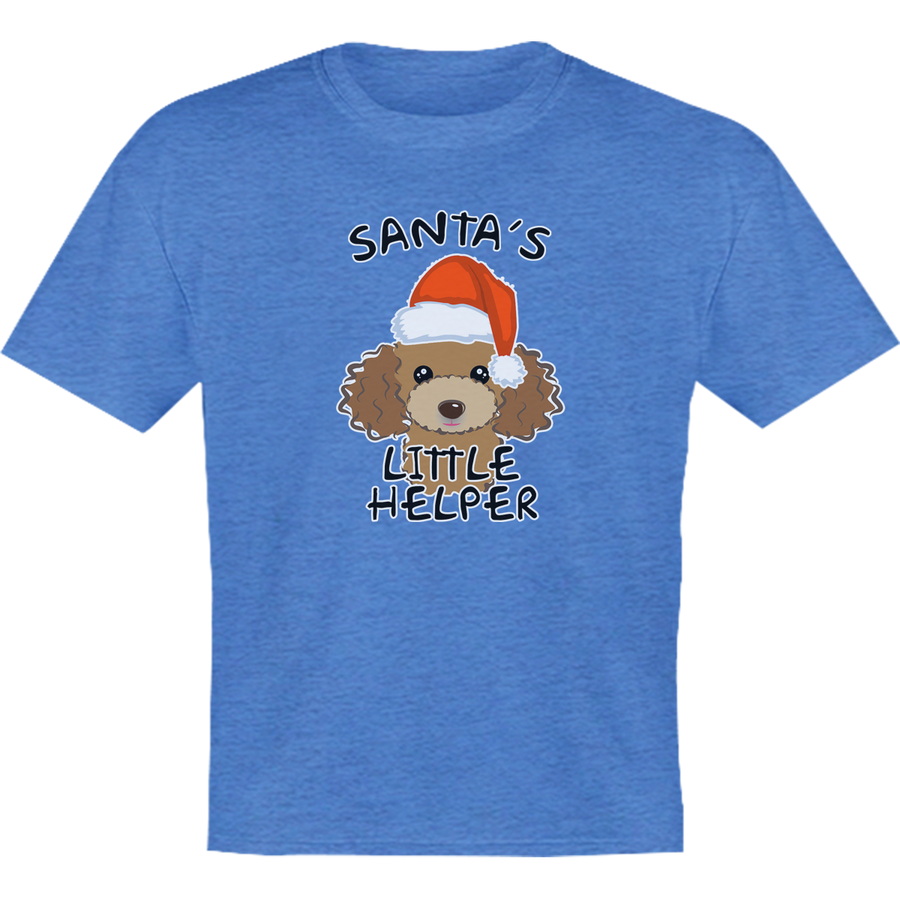 Santa's Little Helper Poodle - Youth & Infant Tee