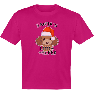 Santa's Little Helper Poodle - Youth & Infant Tee