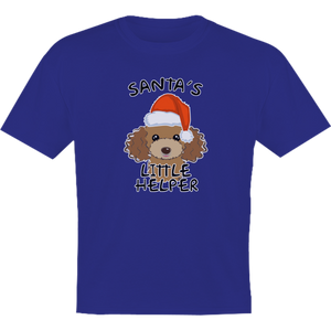 Santa's Little Helper Poodle - Youth & Infant Tee