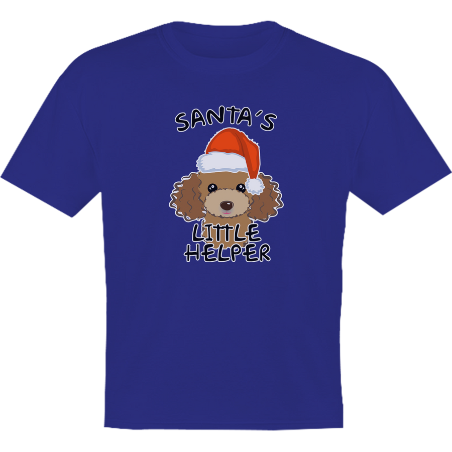 Santa's Little Helper Poodle - Youth & Infant Tee