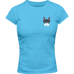 Merry Schnauzer - Ladies Slim Fit Tee