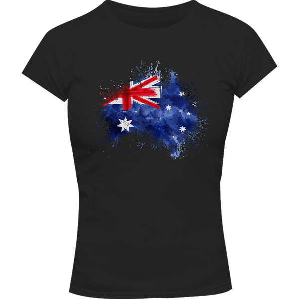 Watercolour Australia - Ladies Slim Fit Tee