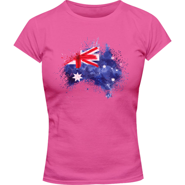 Watercolour Australia - Ladies Slim Fit Tee