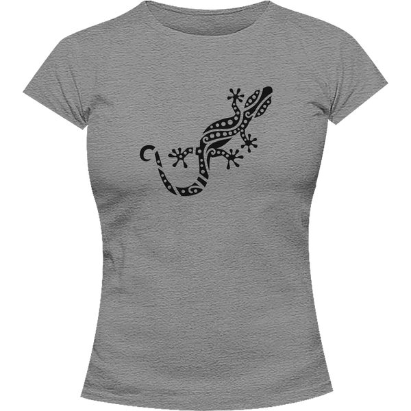 Tribal Gecko - Ladies Burnout Tee