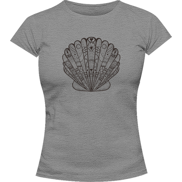 Tribal Shell 2 - Ladies Burnout Tee