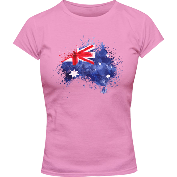 Watercolour Australia - Ladies Slim Fit Tee