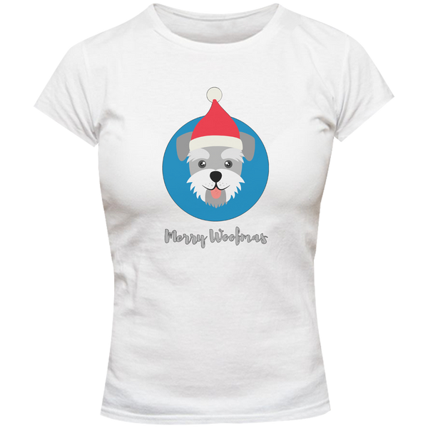 Merry Woofmas - Ladies Slim Fit Tee