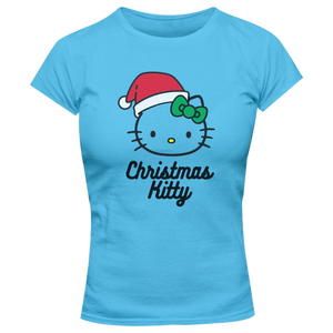 Christmas Kitty - Ladies Slim Fit Tee