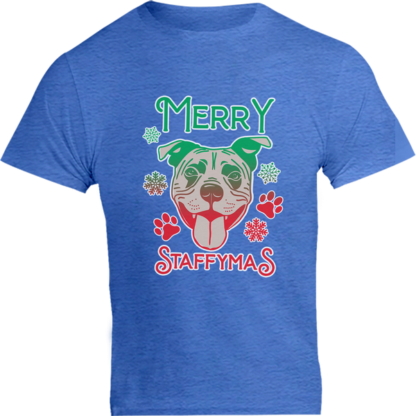 Merry Staffymas - Unisex Tee