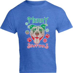 Merry Staffymas - Unisex Tee