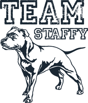 Team Staffy - Ladies Relaxed Fit Tee - Graphic Tees Australia